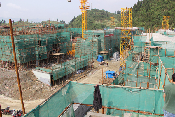 建設(shè)中的仁懷碧桂園 仁懷卷材